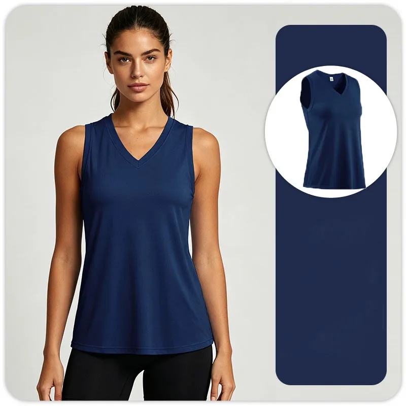 Women Qick Dry Fitness Top Training Exercise Gym T Shirt Sport T-shirt Bodybuilding Yoga Running Backless Sleeveless Tees Vest 8
Women Qick Dry Fitness Top Training Exercise Gym T Shirt Sport T-shirt Bodybuilding Yoga Running Backless Sleeveless Tees Vest 8