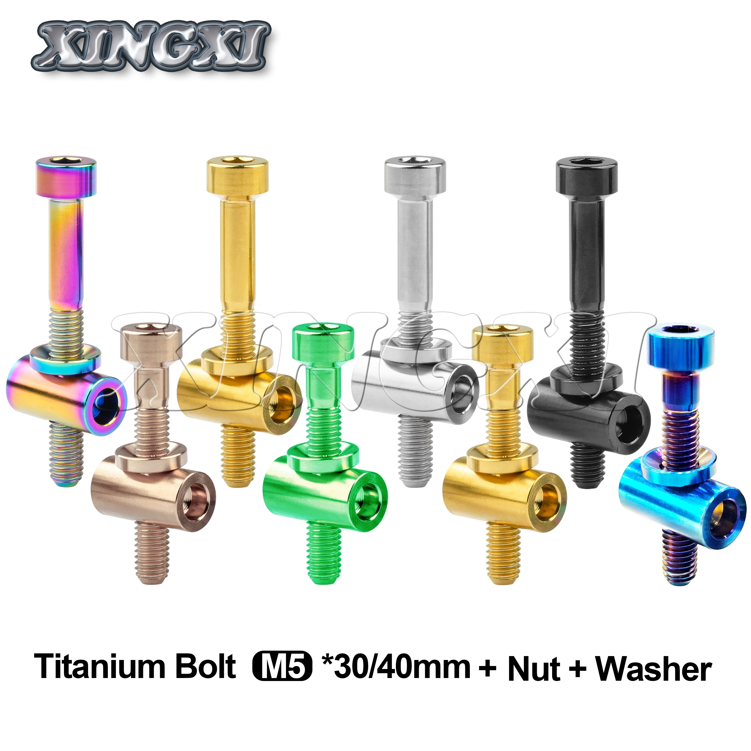 Xingxi 2pcs M5x30 40mm Bicycle Cycling Bolts Titanium Ti Seatpost Srews For EC70 EC90 ZERO Seatpost Bike Accessories
Xingxi 2pcs M5x30 40mm Bicycle Cycling Bolts Titanium Ti Seatpost Srews For EC70 EC90 ZERO Seatpost Bike Accessories
