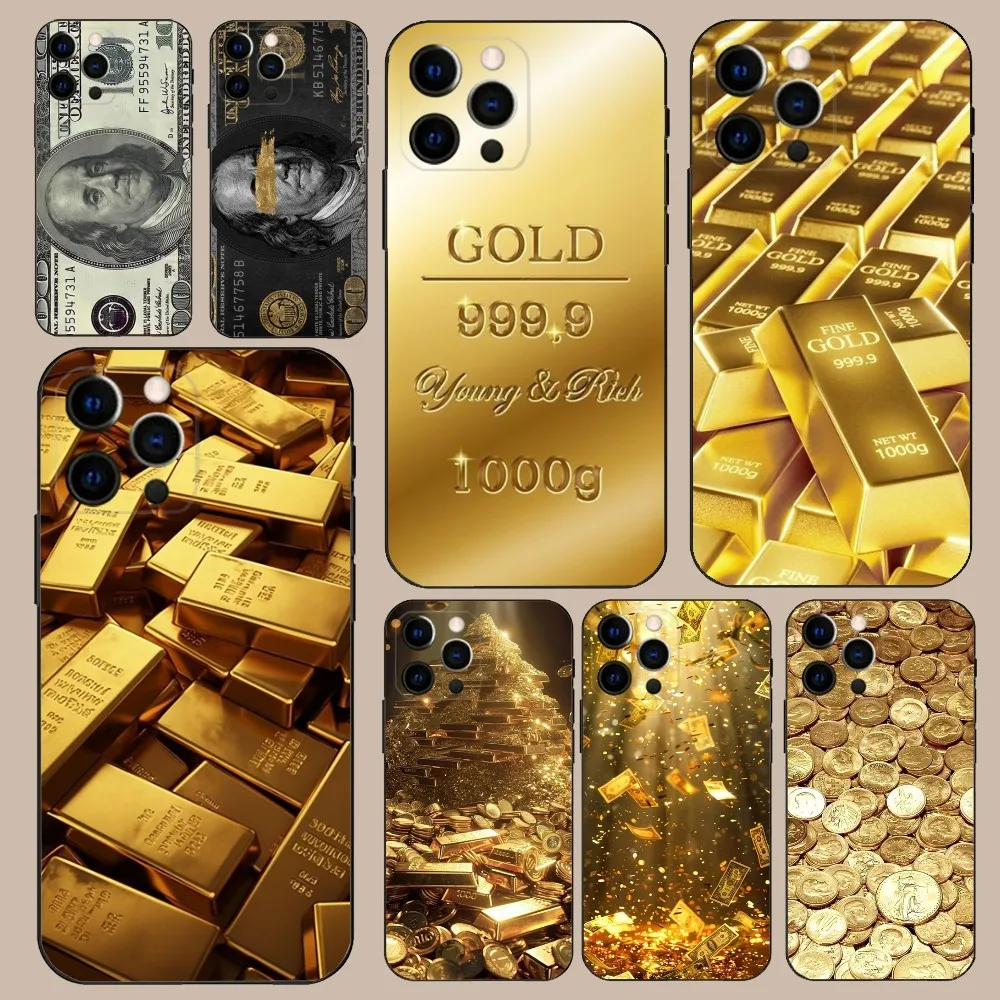 Gold Cash Art Phone Case For iPhone 16,15,14,13,12,11,Pro,X,XS,Max,XR,Plus,Mini Soft Black Cover
Gold Cash Art Phone Case For iPhone 16,15,14,13,12,11,Pro,X,XS,Max,XR,Plus,Mini Soft Black Cover