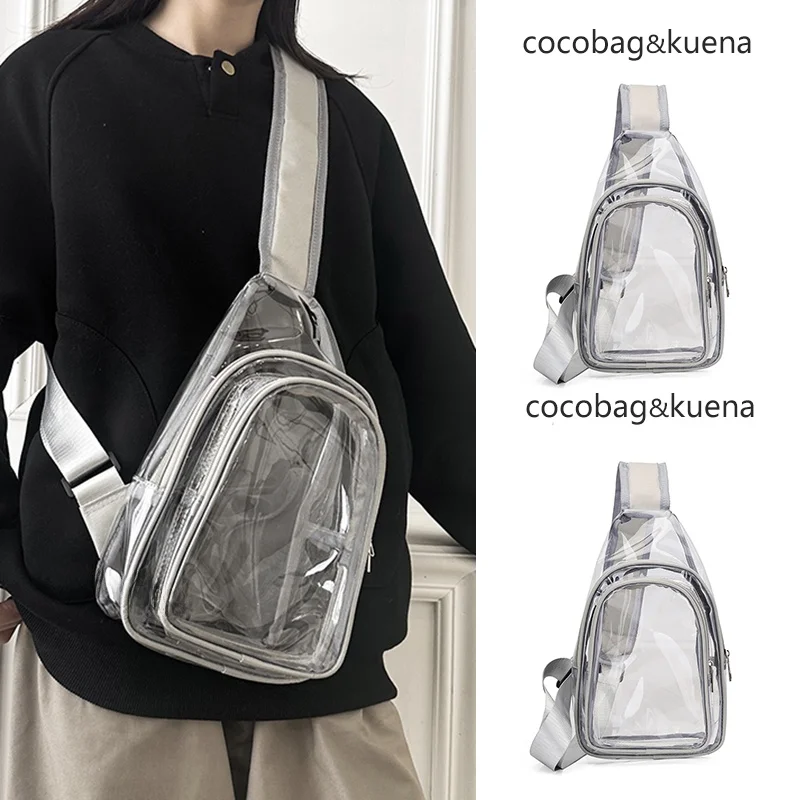 Summer Transparent Chest Bag PVC Plastic Jelly Beach Waterproof Mobile Phone Bag Casual Sle Large Size Vertical Square ape
Summer Transparent Chest Bag PVC Plastic Jelly Beach Waterproof Mobile Phone Bag Casual Sle Large Size Vertical Square ape