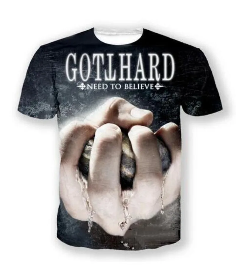 New Men/Women Gotthard 3D Print Short Sleeve T-Shirt Fashion T Shirt Sport Hip Hop Summer Tops T015
New Men/Women Gotthard 3D Print Short Sleeve T-Shirt Fashion T Shirt Sport Hip Hop Summer Tops T015