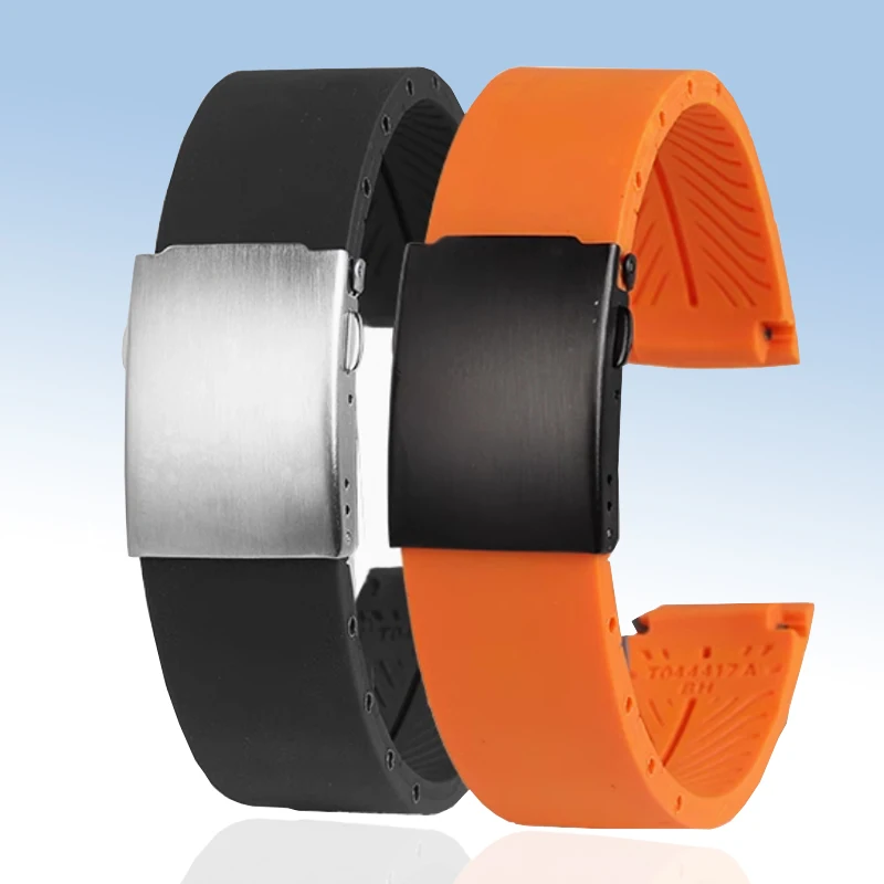 20mm Waterproof Silicone Strap For Tissot 1853 T044 PRS516 series T044417A T044430A rubber watch strap Men's replacement bracele
20mm Waterproof Silicone Strap For Tissot 1853 T044 PRS516 series T044417A T044430A rubber watch strap Men's replacement bracele