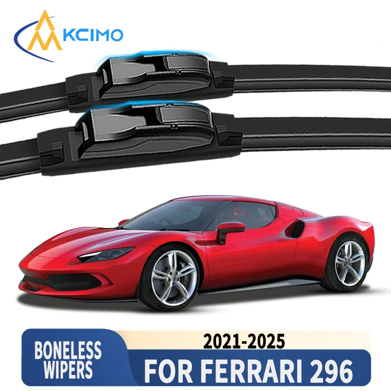 Natural Rubber Windshield Wipers High Performance Long-Lasting Auto Front Windshield Wiper Set for Ferrari 296 GTB 2021-2025
Natural Rubber Windshield Wipers High Performance Long-Lasting Auto Front Windshield Wiper Set for Ferrari 296 GTB 2021-2025
