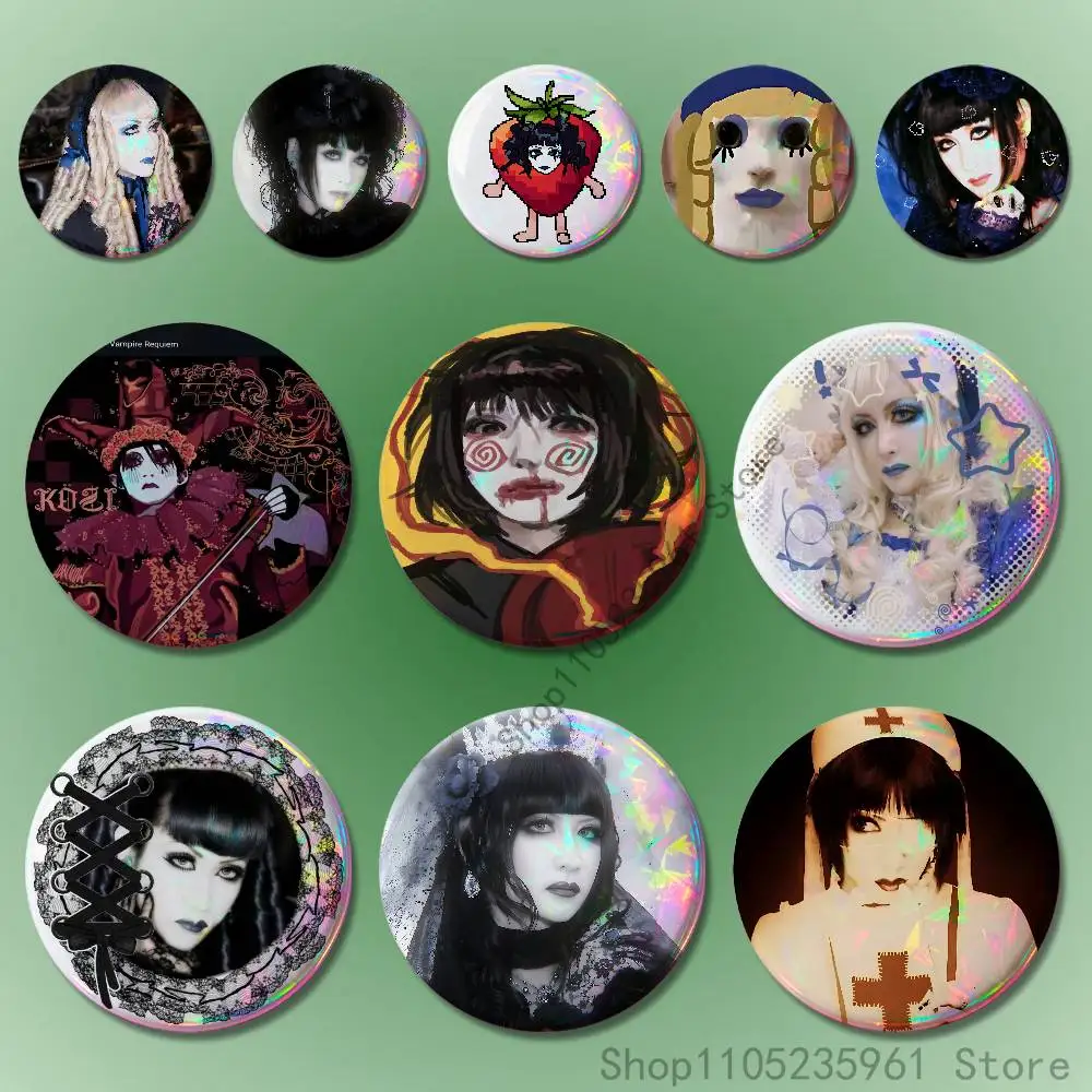 M-Malice M-Mizer Gulu gulu 58mm 44mm HD Print Brooch Badges Pretty Derby Round Display Brooches Lapel Pins Custom
M-Malice M-Mizer Gulu gulu 58mm 44mm HD Print Brooch Badges Pretty Derby Round Display Brooches Lapel Pins Custom