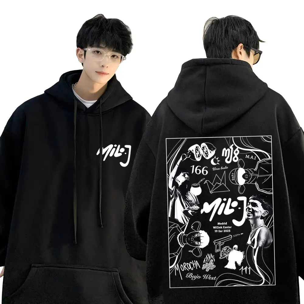 Rapper Milo J 111 511 166 Music Album Logo Graphic Hoodie Men Women Hip Hop Fashion Oversized Sweatshirt Male Vintage Streetwear
Rapper Milo J 111 511 166 Music Album Logo Graphic Hoodie Men Women Hip Hop Fashion Oversized Sweatshirt Male Vintage Streetwear