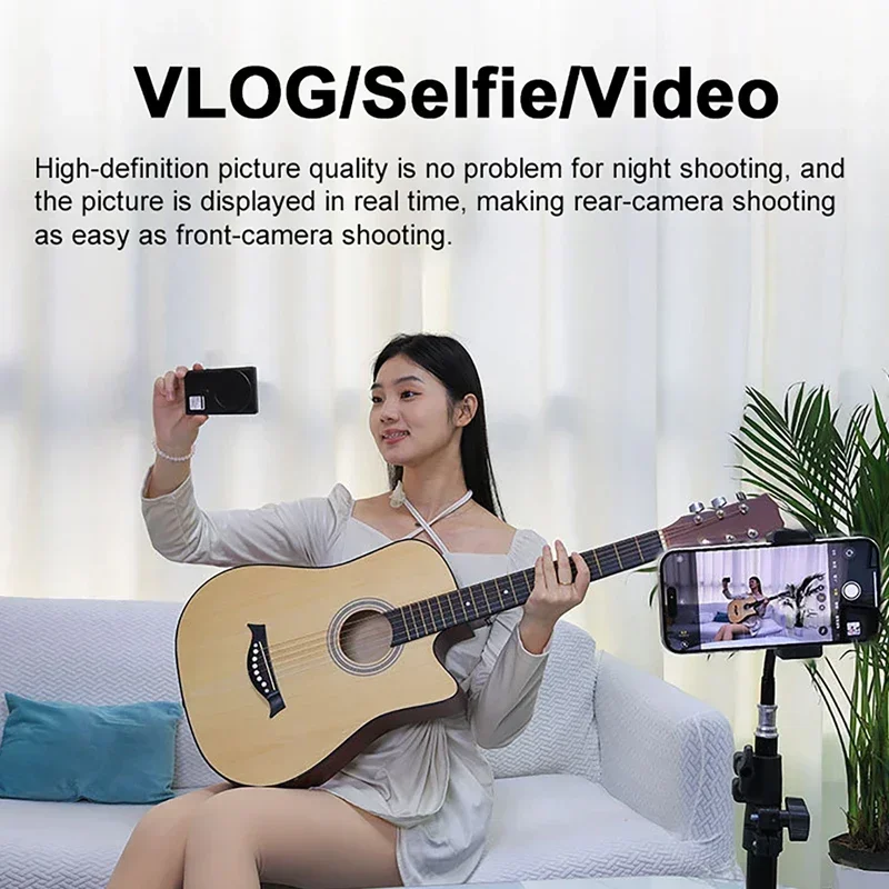 Magnetic Selfie Monitor Screen Projector 180° Rotation Mobile Phone S Rear Selfie Display with Remote Control for Selfie Live
Magnetic Selfie Monitor Screen Projector 180° Rotation Mobile Phone S Rear Selfie Display with Remote Control for Selfie Live