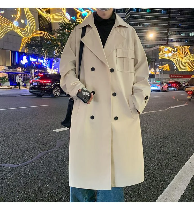 Trench Coats Red Man Autumn Long-Sleeve Overfit Commuter Mens Comfortable Italian Fabric Simple Pure Medium-Length Trendy Sports
Trench Coats Red Man Autumn Long-Sleeve Overfit Commuter Mens Comfortable Italian Fabric Simple Pure Medium-Length Trendy Sports