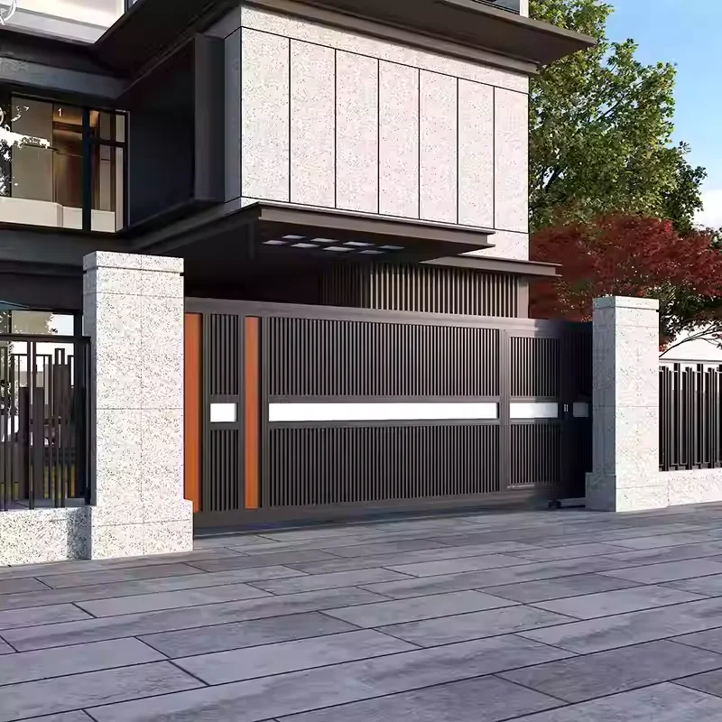 EXW Electric Telescopic Sliding Gate Aluminum Alloy Modern Minimalist Style For Courtyard Villa And Residence Entrance
EXW Electric Telescopic Sliding Gate Aluminum Alloy Modern Minimalist Style For Courtyard Villa And Residence Entrance