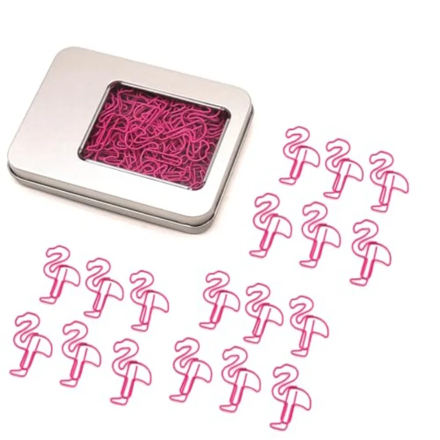 60 Pcs Flamingo Paper Clips, Flamingo Office Supplies Desk Accessories, Cute Flamingo Stationery for School
60 Pcs Flamingo Paper Clips, Flamingo Office Supplies Desk Accessories, Cute Flamingo Stationery for School
