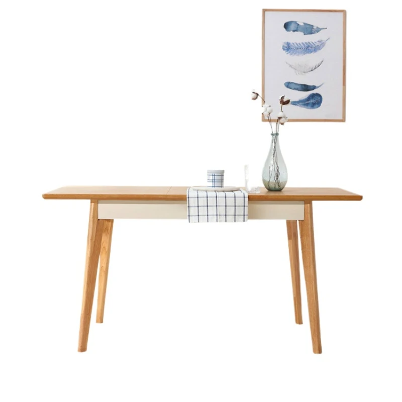 #Nordic Telescopic Table and Chair Set Small Apartment Wooden Foot Dining Table Home Furnishings
#Nordic Telescopic Table and Chair Set Small Apartment Wooden Foot Dining Table Home Furnishings