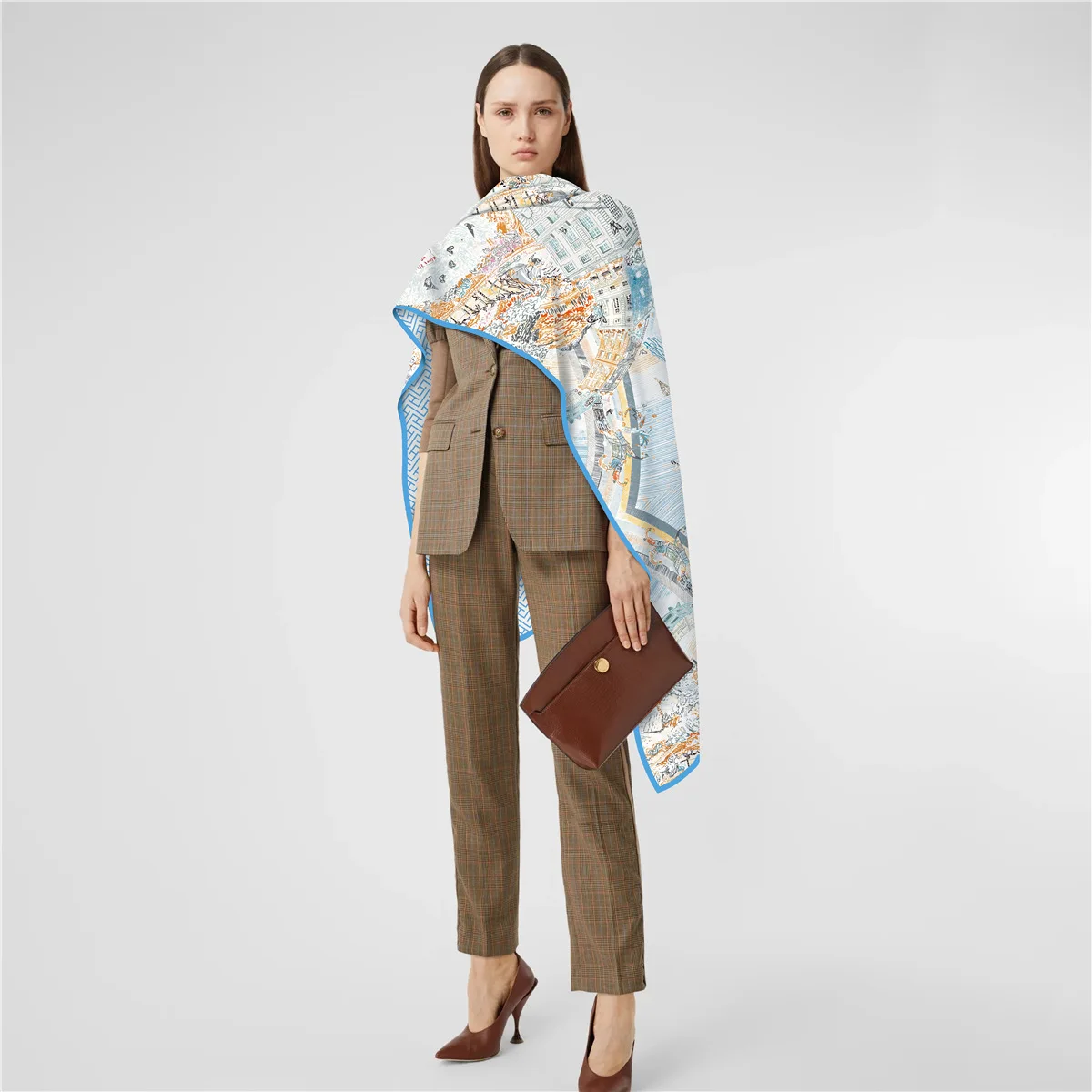 New Fashionable Silk Satin Double Layer Long Scarf for Women Travel Outdoor Shoulder Shawl Versatile Accessory for All Ages
New Fashionable Silk Satin Double Layer Long Scarf for Women Travel Outdoor Shoulder Shawl Versatile Accessory for All Ages