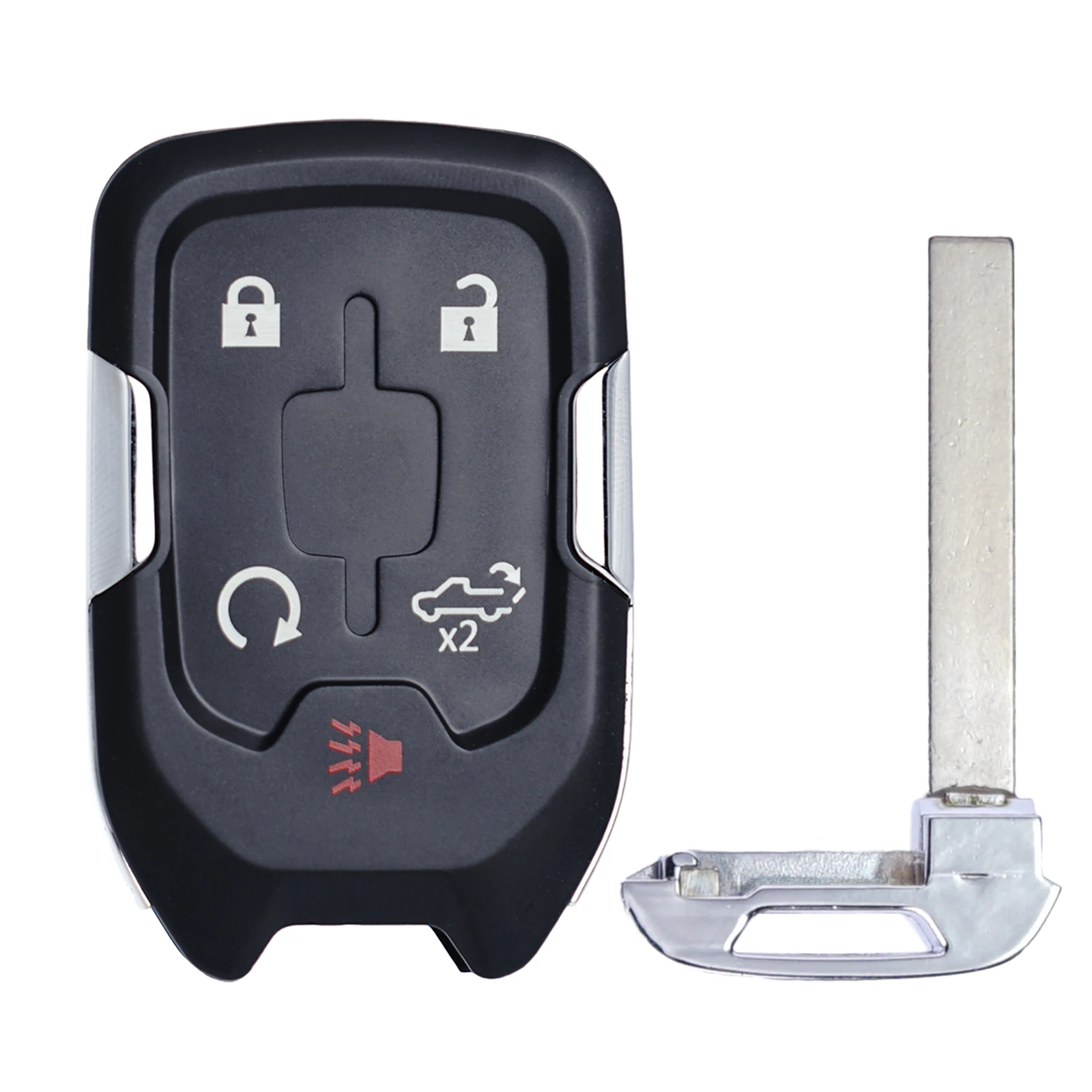 Key Fob Replacement for 2019-2021 Chevy Silverado GMC Sierra 1500 2500 3500 Car Keyless Entry Remote Control, HYQ1EA, 5 Buttons
Key Fob Replacement for 2019-2021 Chevy Silverado GMC Sierra 1500 2500 3500 Car Keyless Entry Remote Control, HYQ1EA, 5 Buttons