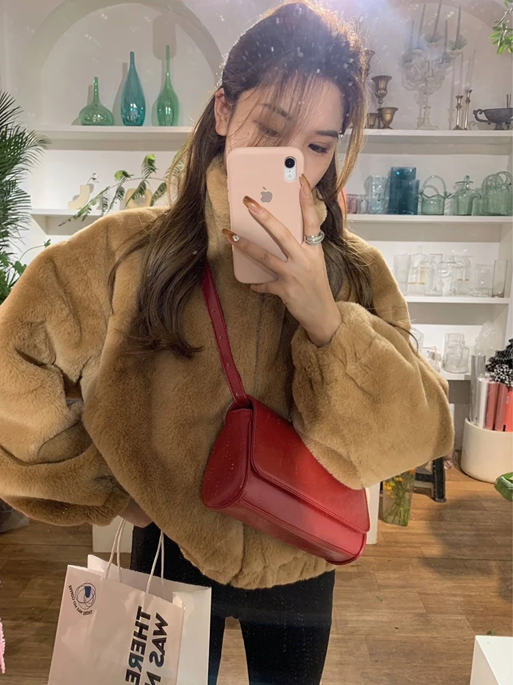 Vintage Faux Fur Coats Women Winter Thick Warm Stand Collar Loose Casual Jacket Long Sleeve Zipper Streetwear Harajuku Outwear
Vintage Faux Fur Coats Women Winter Thick Warm Stand Collar Loose Casual Jacket Long Sleeve Zipper Streetwear Harajuku Outwear