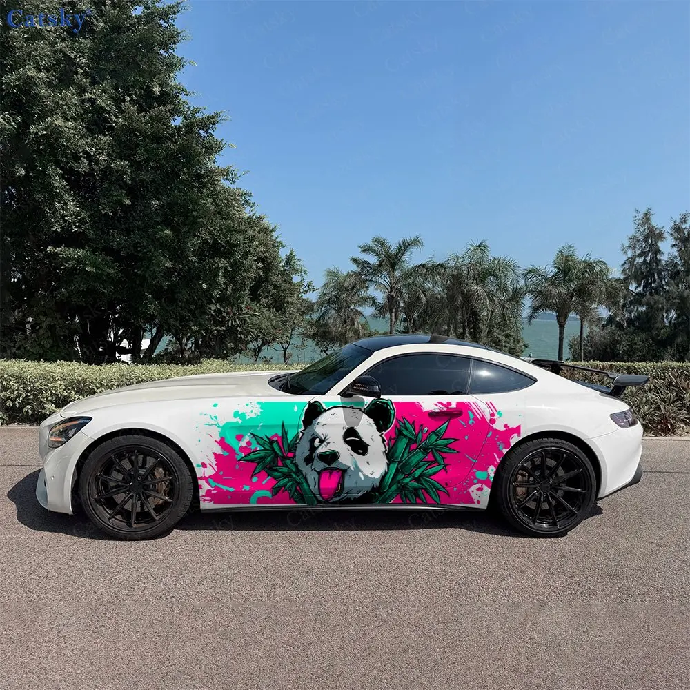 2pcs Bamboo And Panda Car Decals, Durable, Fade-Resistant, Enhance The Look Your Vehicle With Bold Art Design Car Vinyl Wraps
2pcs Bamboo And Panda Car Decals, Durable, Fade-Resistant, Enhance The Look Your Vehicle With Bold Art Design Car Vinyl Wraps