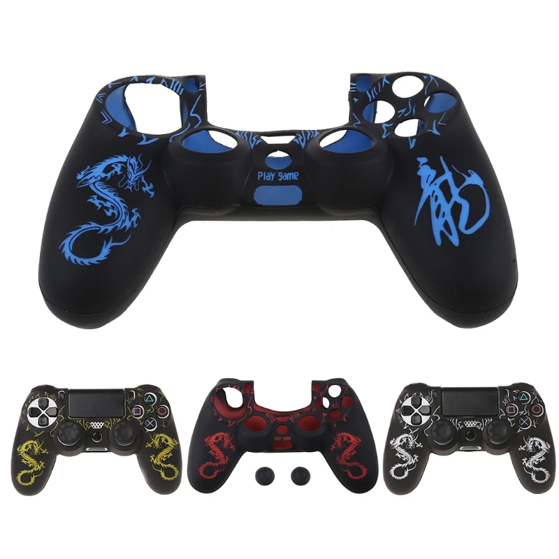 Silicone Cover Skin Protector for Case Accessories Set with 2 Thumb Grips Cap for Controller Drop Shipping
Silicone Cover Skin Protector for Case Accessories Set with 2 Thumb Grips Cap for Controller Drop Shipping