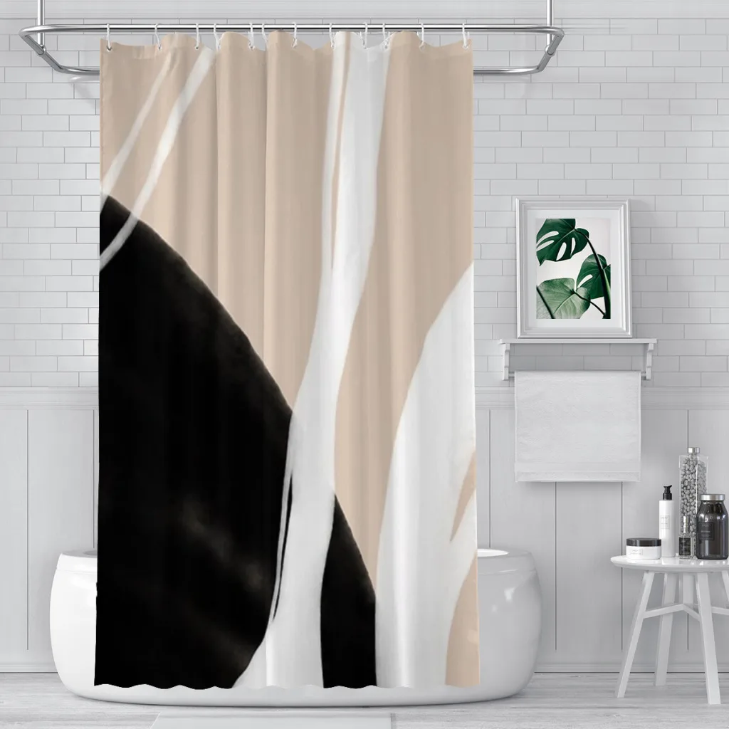 Black and White Scandinavian abstract Unique decor Modern Fabric Bathroom Shower Curtains art design Print Curtain
Black and White Scandinavian abstract Unique decor Modern Fabric Bathroom Shower Curtains art design Print Curtain