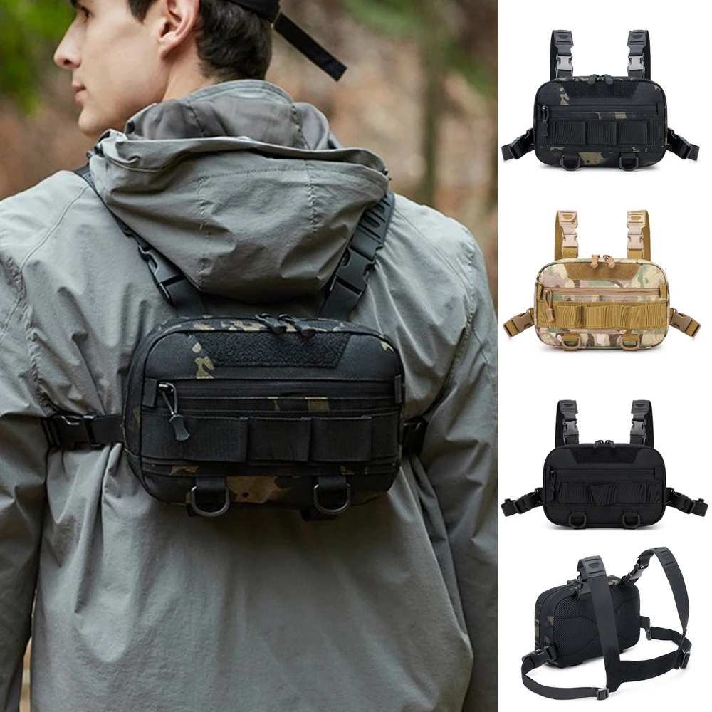 Multi Functional Tactical Vest Bag, Outdoor Mountaineering Lure Fishing Bag, Hiking And Travel Sports Chest Bag, B444
Multi Functional Tactical Vest Bag, Outdoor Mountaineering Lure Fishing Bag, Hiking And Travel Sports Chest Bag, B444