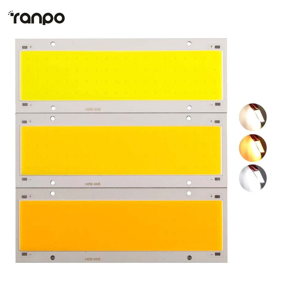 140*50MM-0420 30W DC12-14V COB Chip For LED Flood Light Cold White Warm Blue Red Green DIY LED Spotlight Lamp Home Lighting
140*50MM-0420 30W DC12-14V COB Chip For LED Flood Light Cold White Warm Blue Red Green DIY LED Spotlight Lamp Home Lighting
