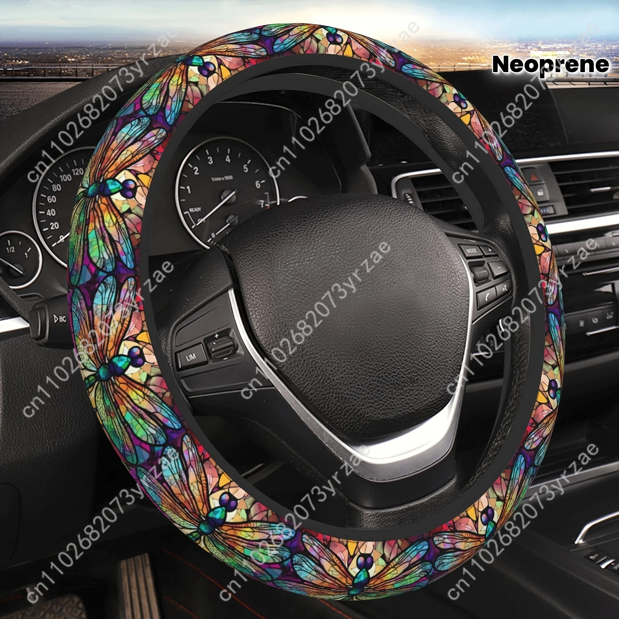 Colorful Dragonfly Car Steering Wheels Cover Universal Type Environmental Friendly Comfortablenon-slip Steering Wheel Wrap
Colorful Dragonfly Car Steering Wheels Cover Universal Type Environmental Friendly Comfortablenon-slip Steering Wheel Wrap