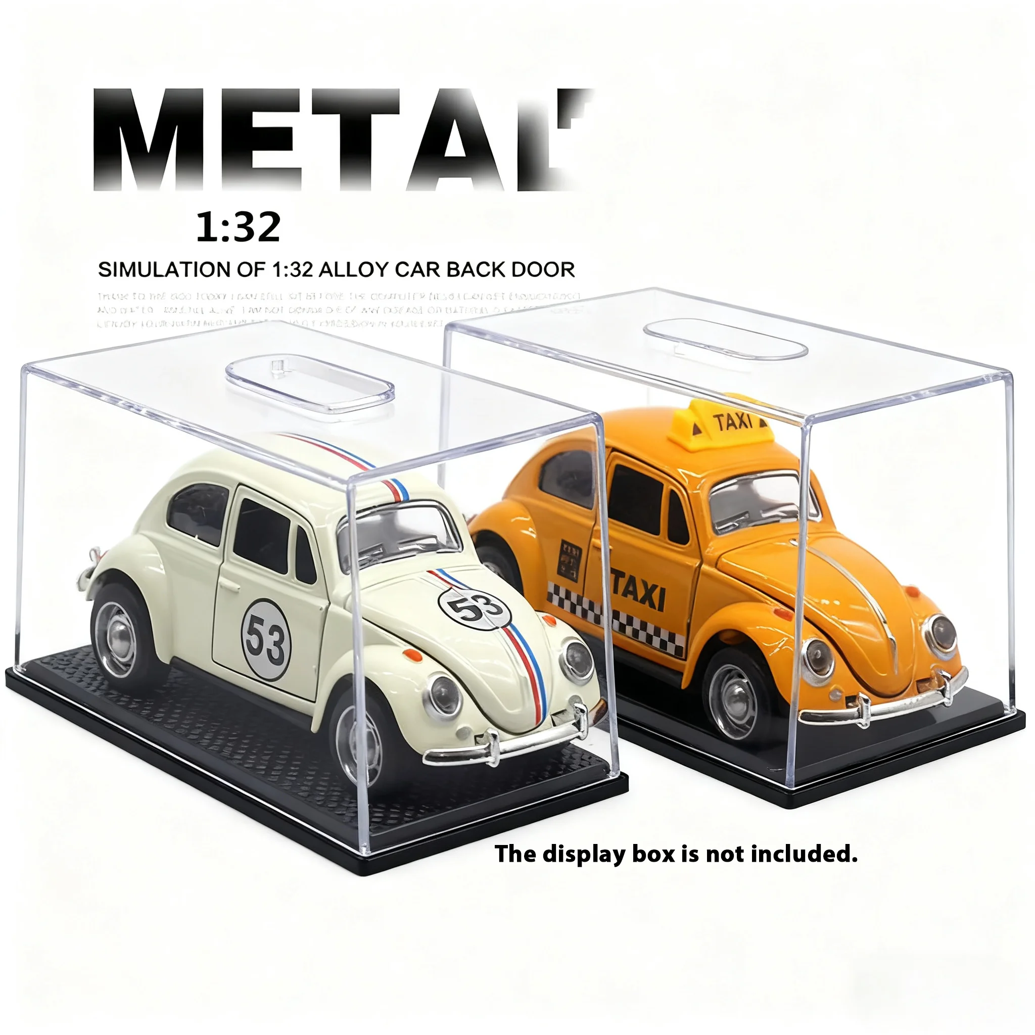 1:32 Vintage Beetle Die-Cast Car Model, Metal Alloy Pull-Back Toy, Collectible Classic Racing Vehicle for Kids 14+
1:32 Vintage Beetle Die-Cast Car Model, Metal Alloy Pull-Back Toy, Collectible Classic Racing Vehicle for Kids 14+