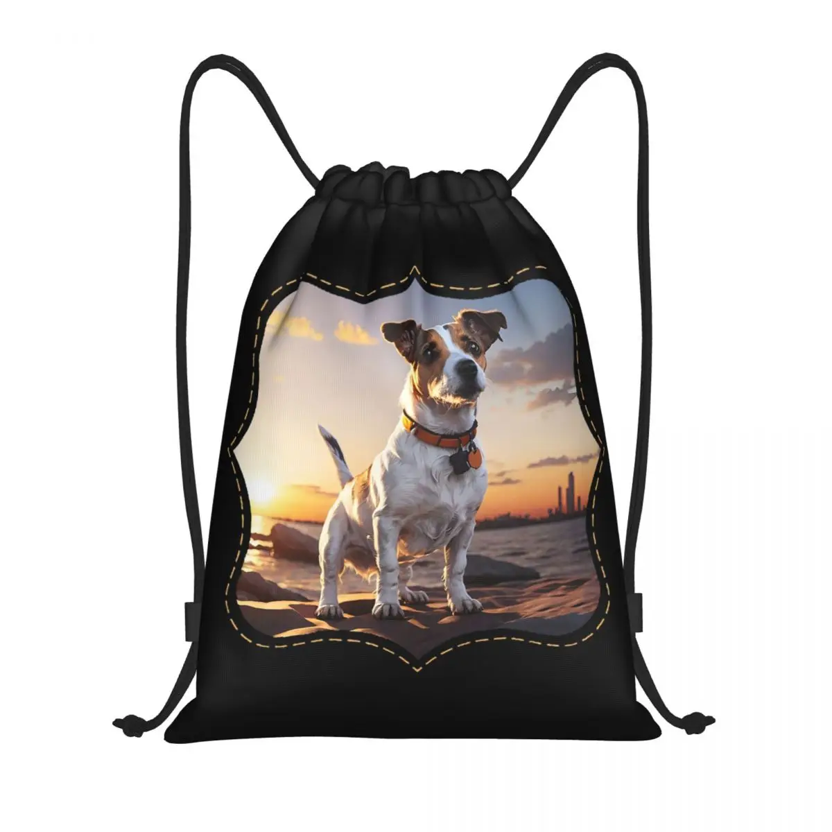 Jack Russell Dog At Sunset Backpacks Fashion Drawstring Bundle Pocket Shoes Bag Book Bags for Man Woman School
Jack Russell Dog At Sunset Backpacks Fashion Drawstring Bundle Pocket Shoes Bag Book Bags for Man Woman School