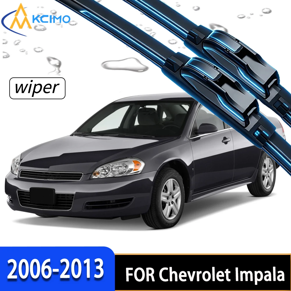 Durable Rubber Front Windscreen Wiper Blades, Stable Performance Under All Weather Conditions for Chevrolet Impala 2006-2013
Durable Rubber Front Windscreen Wiper Blades, Stable Performance Under All Weather Conditions for Chevrolet Impala 2006-2013