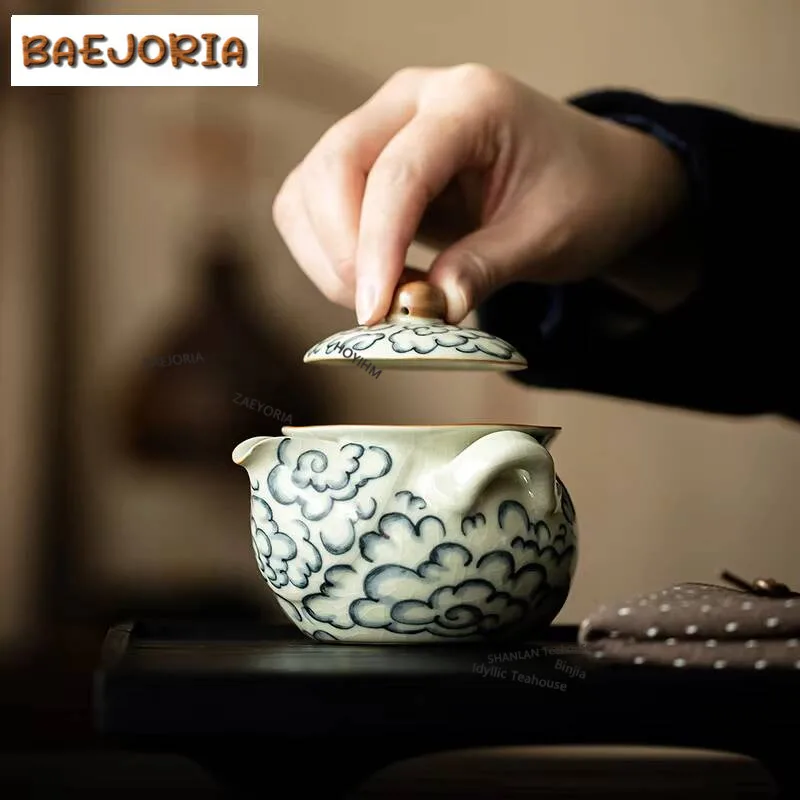 200ml Antique Ru Kiln Hand Grasping Teapot Retro Ru Kiln Porcelain Pot Tea Making Kettle White Tea Chinese Teaset Equipment Gift
200ml Antique Ru Kiln Hand Grasping Teapot Retro Ru Kiln Porcelain Pot Tea Making Kettle White Tea Chinese Teaset Equipment Gift