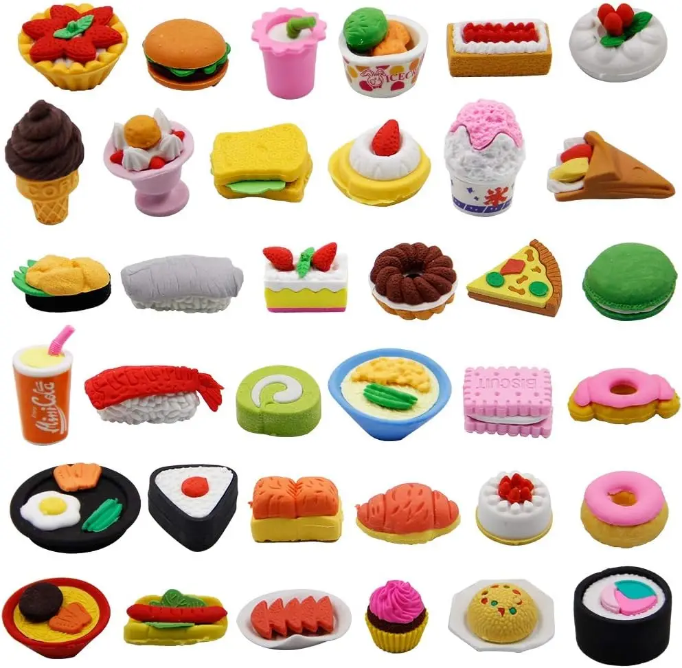 72 Pc Food-Shaped Puzzle Eraser Set for Kids, Party Favors & Educational Toys
72 Pc Food-Shaped Puzzle Eraser Set for Kids, Party Favors & Educational Toys