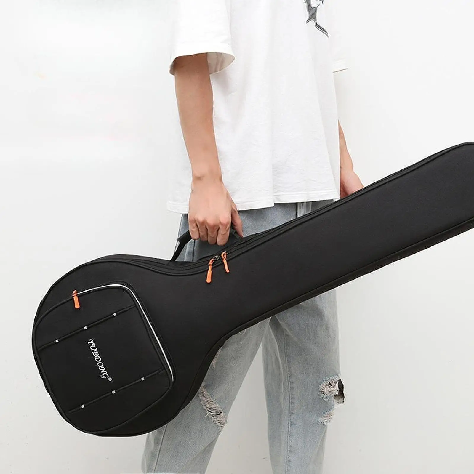 Сумка для банджо, чехол для банджо Ukelele, толстая подкладка толщиной 0,4 дюйма для 5-струнных стилей банджо, чехол Hardshell, ремешок для рюкзака
Сумка для банджо, чехол для банджо Ukelele, толстая подкладка толщиной 0,4 дюйма для 5-струнных стилей банджо, чехол Hardshell, ремешок для рюкзака