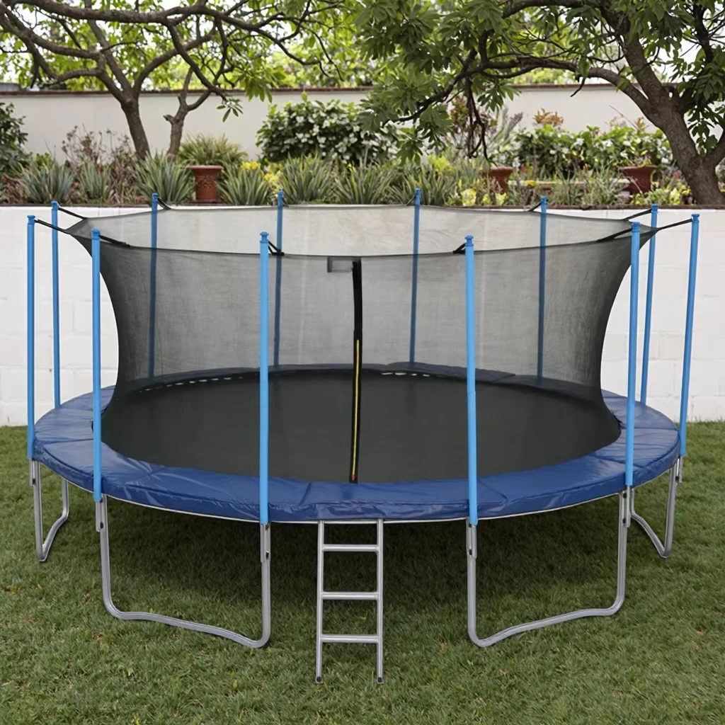 Garden Trampoline with Durable Steel Frame Soft Outdoor Unisex Trampoline
Garden Trampoline with Durable Steel Frame Soft Outdoor Unisex Trampoline