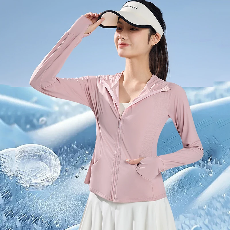 Summer Sun Protection Hoodie Jacket Women Zipper Up Long Sleeve Anti-UV Jackets Woman Outdoor Quick Dry Camping Climbing Coat
Summer Sun Protection Hoodie Jacket Women Zipper Up Long Sleeve Anti-UV Jackets Woman Outdoor Quick Dry Camping Climbing Coat