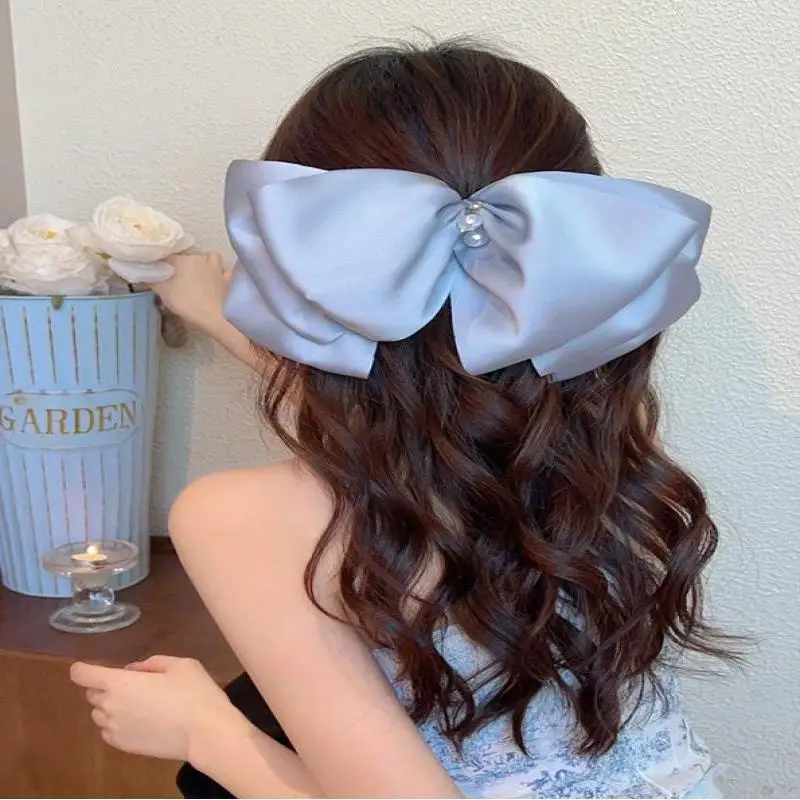 Sweet Fashion Satin Big Bow Hair Clip Women's Bowknot Spring Clip Hairpin Headwear Hair Accessories Gifts
Sweet Fashion Satin Big Bow Hair Clip Women's Bowknot Spring Clip Hairpin Headwear Hair Accessories Gifts