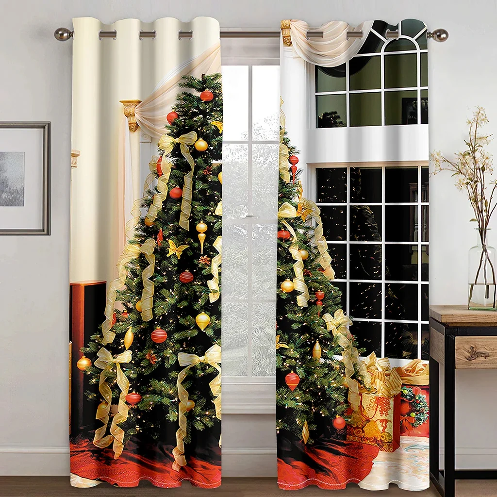 3D Christmas Tree Pattern Christmas Decor Sunshade Curtains 2 Panel Luxury Living Room Curtains Bedroom Window Room Home Decor
3D Christmas Tree Pattern Christmas Decor Sunshade Curtains 2 Panel Luxury Living Room Curtains Bedroom Window Room Home Decor