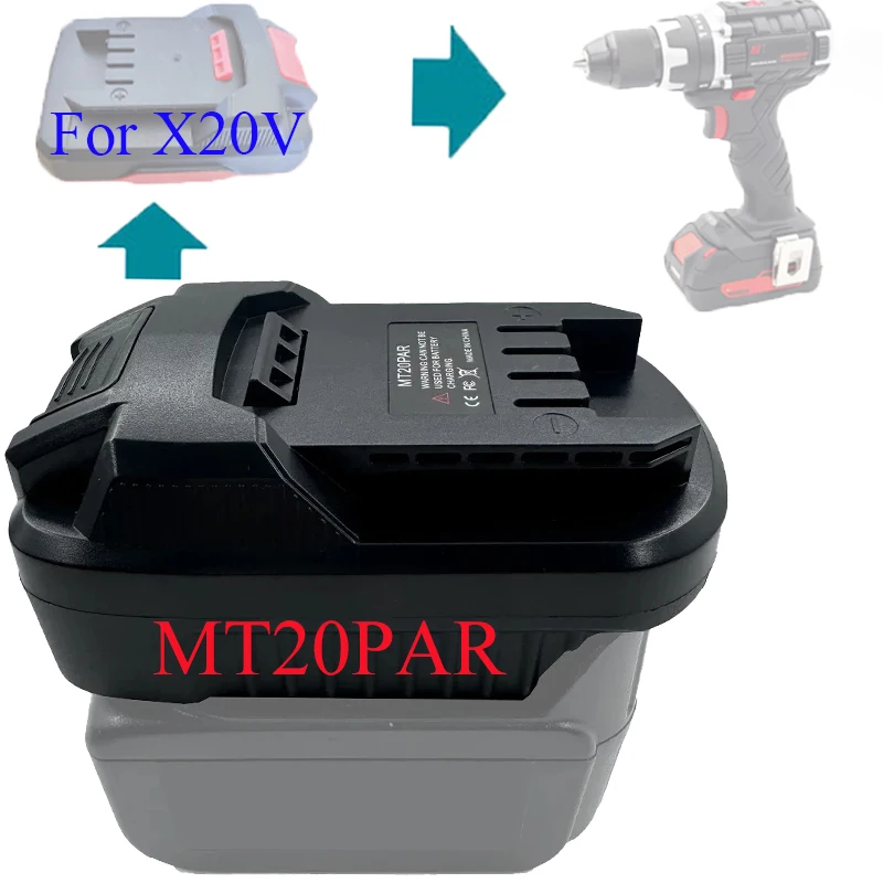 MT20PAR Battery Converter Adapter for Makita 18V Batteries Adapter Replaces Batteries for Lidl Parkside X20V Li-Ion Power Tools
MT20PAR Battery Converter Adapter for Makita 18V Batteries Adapter Replaces Batteries for Lidl Parkside X20V Li-Ion Power Tools