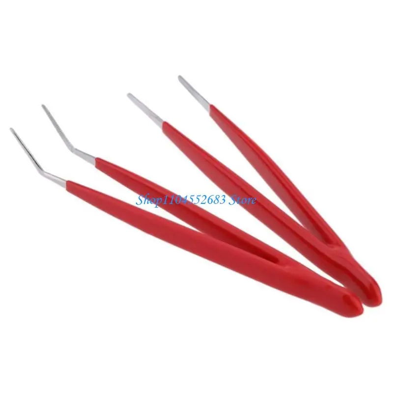 Y6GD Nonslip Serrated Tip Tweezers Ergonomic Handle Static Proof Workshop Tweezers for Accuracy Tasks and Crafts
Y6GD Nonslip Serrated Tip Tweezers Ergonomic Handle Static Proof Workshop Tweezers for Accuracy Tasks and Crafts