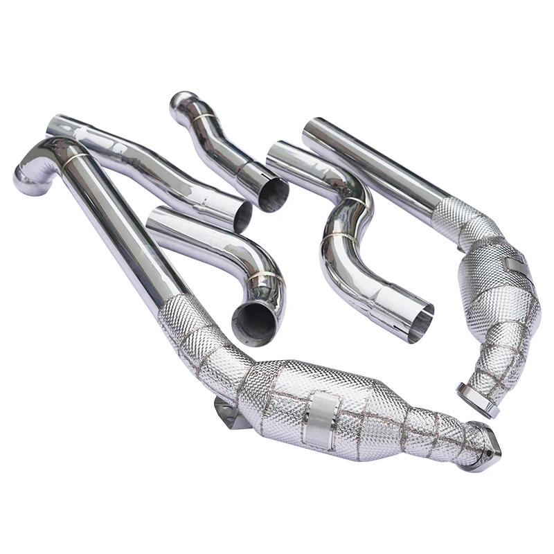 High Performance Exhaust Catalytic Converter Downpipe 304 Stainless Steel Pipes Car Exhaust Downpipe For Benz AMG C63 W204
High Performance Exhaust Catalytic Converter Downpipe 304 Stainless Steel Pipes Car Exhaust Downpipe For Benz AMG C63 W204