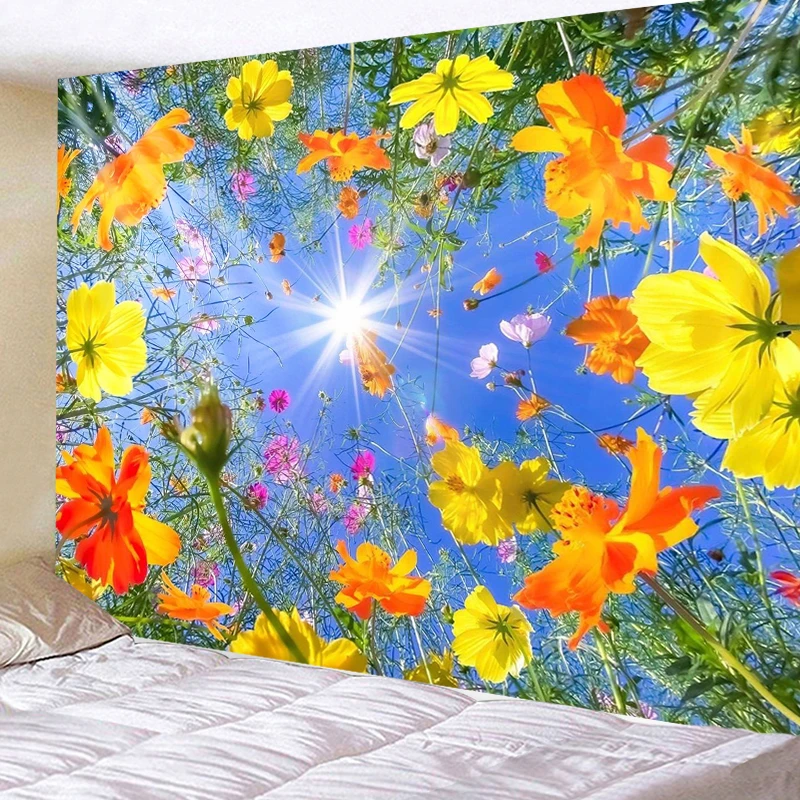 1Pcs Landscape Decoration Wall Tapestry blue sky with floral Home Decoration Wall Hanging Background Cloth
1Pcs Landscape Decoration Wall Tapestry blue sky with floral Home Decoration Wall Hanging Background Cloth
