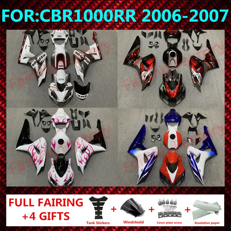 Fairings kit fit for CBR1000RR CBR1000 06 07 CBR 1000RR 2006 2007 Bodywork full Fairing kits set zxmt
Fairings kit fit for CBR1000RR CBR1000 06 07 CBR 1000RR 2006 2007 Bodywork full Fairing kits set zxmt