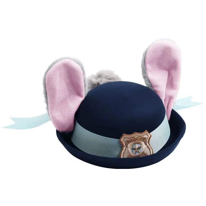 Children's hats Kawaii Judy Bendable Bunny Ear Sheriff Hat Hot Movie Kids Adults Cosplay Gift Toys Anime Rabbit Police Headwear.
Children's hats Kawaii Judy Bendable Bunny Ear Sheriff Hat Hot Movie Kids Adults Cosplay Gift Toys Anime Rabbit Police Headwear.
