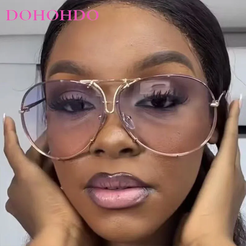 Trendy Cool Pilot Oversized Women's Sunglasses Luxury Brand Designer Metal Frame Men's Sunglass Summer Shade Drive Shades UV400
Trendy Cool Pilot Oversized Women's Sunglasses Luxury Brand Designer Metal Frame Men's Sunglass Summer Shade Drive Shades UV400