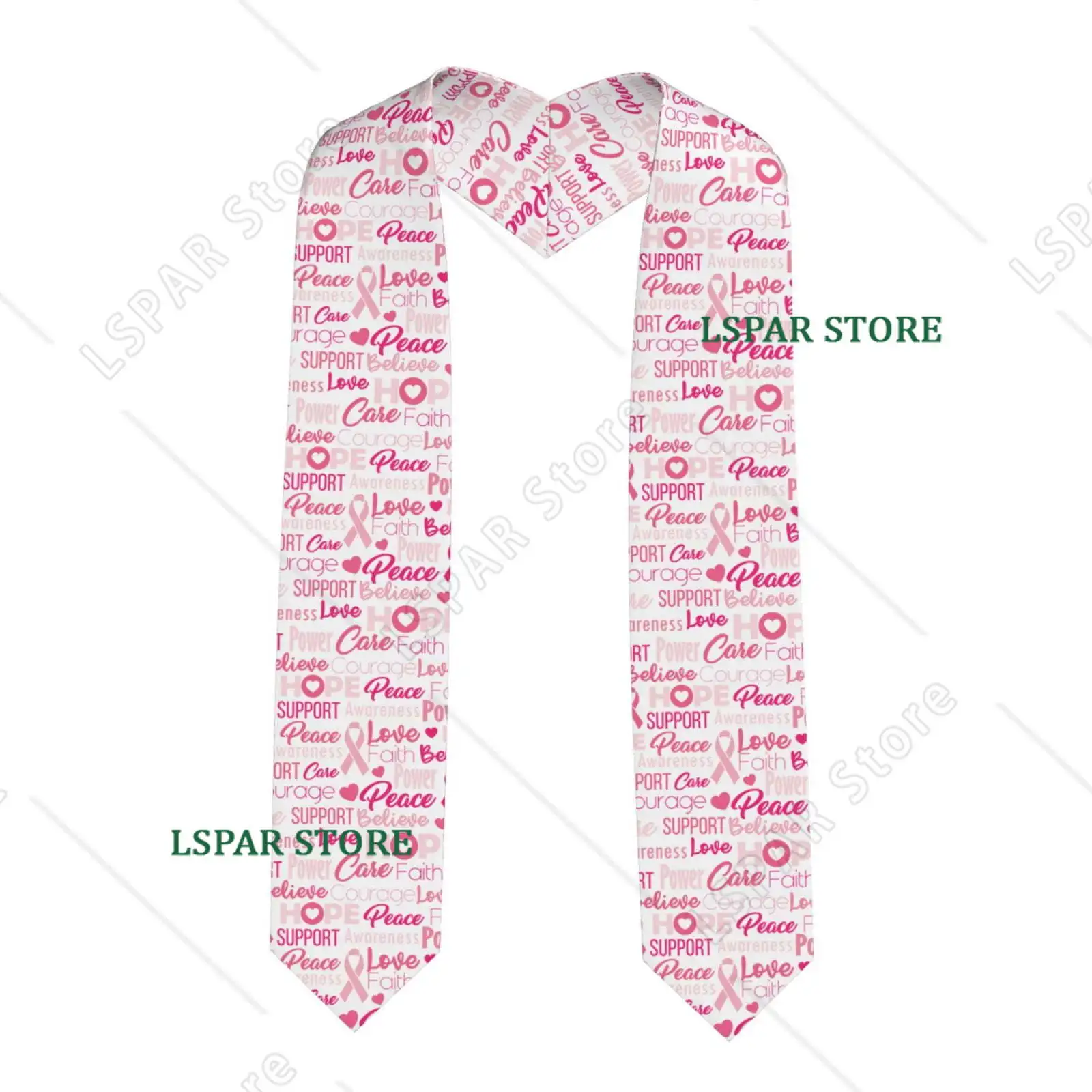 Breast Cancer Pink Ribbons Awareness (2) Print Unisex Adult Graduation Stole Shawl for Academic Commencements
Breast Cancer Pink Ribbons Awareness (2) Print Unisex Adult Graduation Stole Shawl for Academic Commencements