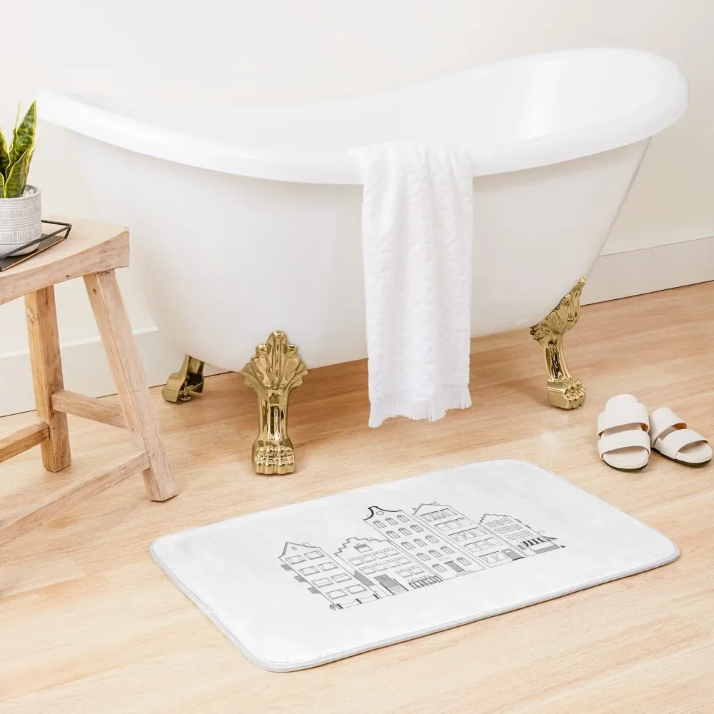 Dutch houses in street Amsterdam Holland Bath Mat External Entrance Doormat Rugs Baths Anti-Skid Shower Carpet Living Room Mat
Dutch houses in street Amsterdam Holland Bath Mat External Entrance Doormat Rugs Baths Anti-Skid Shower Carpet Living Room Mat
