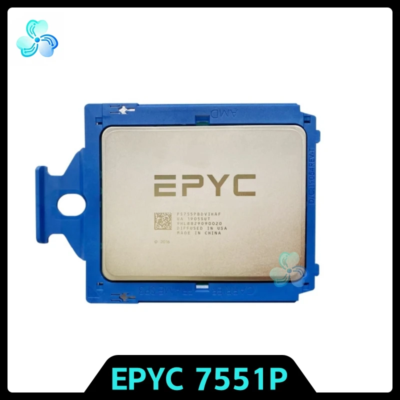 EPYC 7551P CPU 2.0GHz 32-Cores 64-Thread 64MB 180W LGA-4094 Official Unlocked Server CPU Processor Socket SP3 EPYC7551P Naples
EPYC 7551P CPU 2.0GHz 32-Cores 64-Thread 64MB 180W LGA-4094 Official Unlocked Server CPU Processor Socket SP3 EPYC7551P Naples