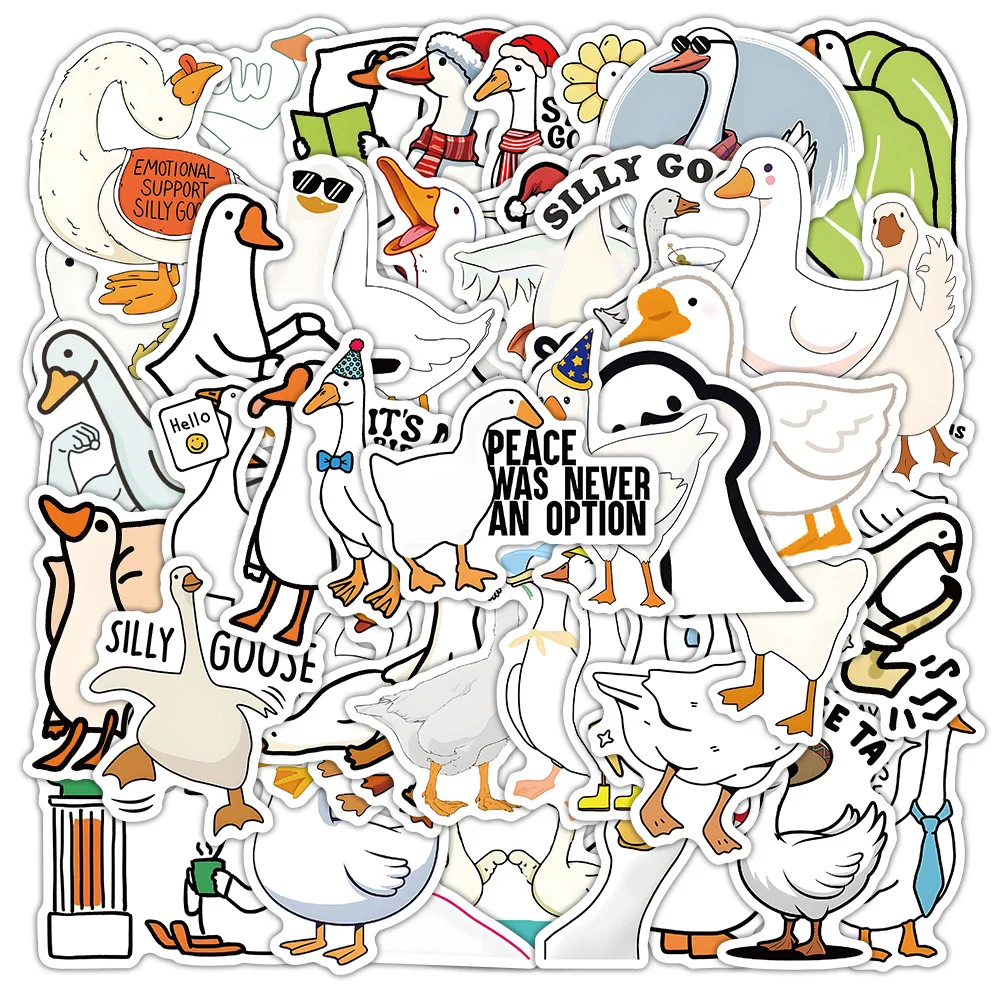 10/54PCS Cartoon Goose Animal Cute Animal English Slogan Doodle Decorative Waterproof Stickers Kids Toy
10/54PCS Cartoon Goose Animal Cute Animal English Slogan Doodle Decorative Waterproof Stickers Kids Toy
