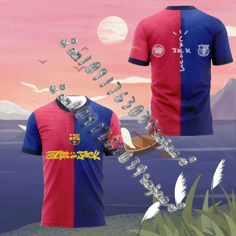 TESM Men Retro Jersey T-Shirt Women Sports Top Children Casual Short-Sleeved T-Shirt High-Definition Printing Breathable Shirt
TESM Men Retro Jersey T-Shirt Women Sports Top Children Casual Short-Sleeved T-Shirt High-Definition Printing Breathable Shirt