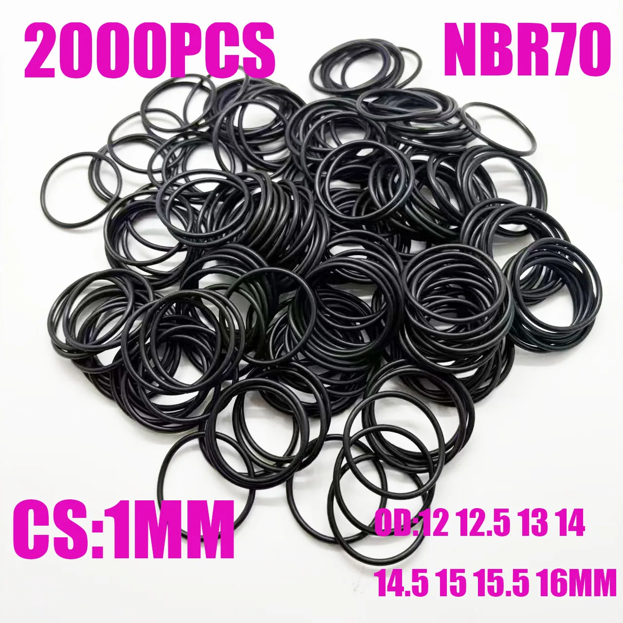 NBR70 Rohs sealing O-ring, watch waterproof, rubber ring cs0.3 0.35 0.4 0.45,0.5 OD1.2 1.3 1.4 1.5 1.6 1.7 1.8 1.9 2 2.1 2.2 1.7
NBR70 Rohs sealing O-ring, watch waterproof, rubber ring cs0.3 0.35 0.4 0.45,0.5 OD1.2 1.3 1.4 1.5 1.6 1.7 1.8 1.9 2 2.1 2.2 1.7