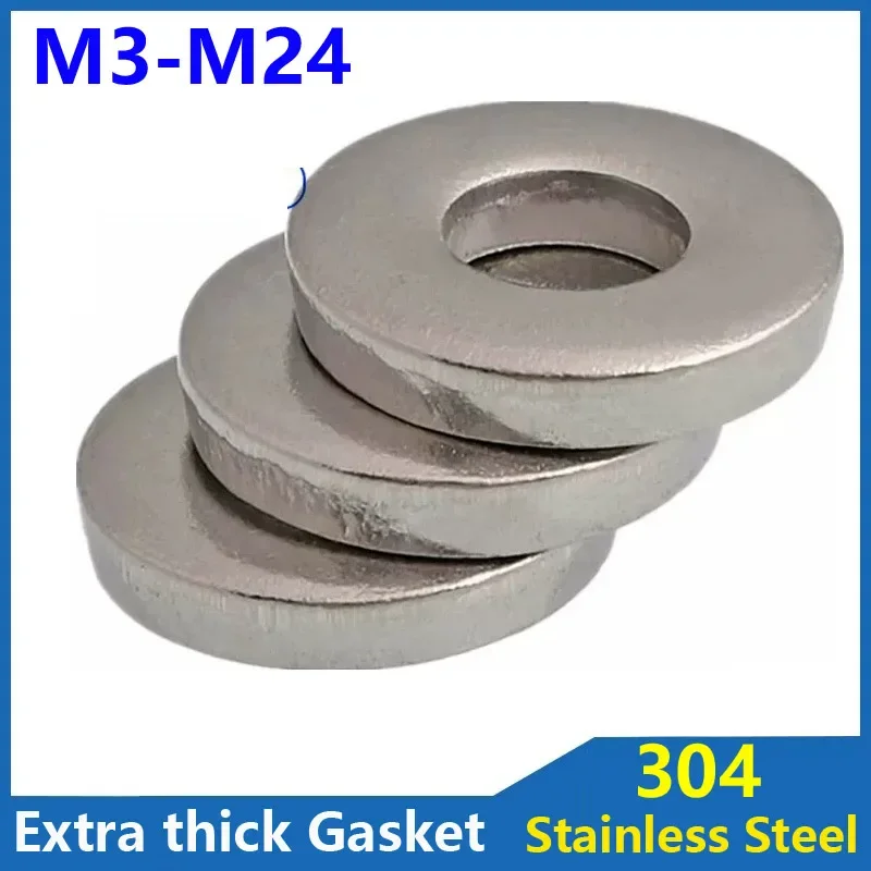 Super Thick Mesons 304 Stainless Steel Large Size Oversize Big Wider Flat Washer Plain Gasket M3 M5 M6 M8 M10 M12 M14 M20 M24
Super Thick Mesons 304 Stainless Steel Large Size Oversize Big Wider Flat Washer Plain Gasket M3 M5 M6 M8 M10 M12 M14 M20 M24