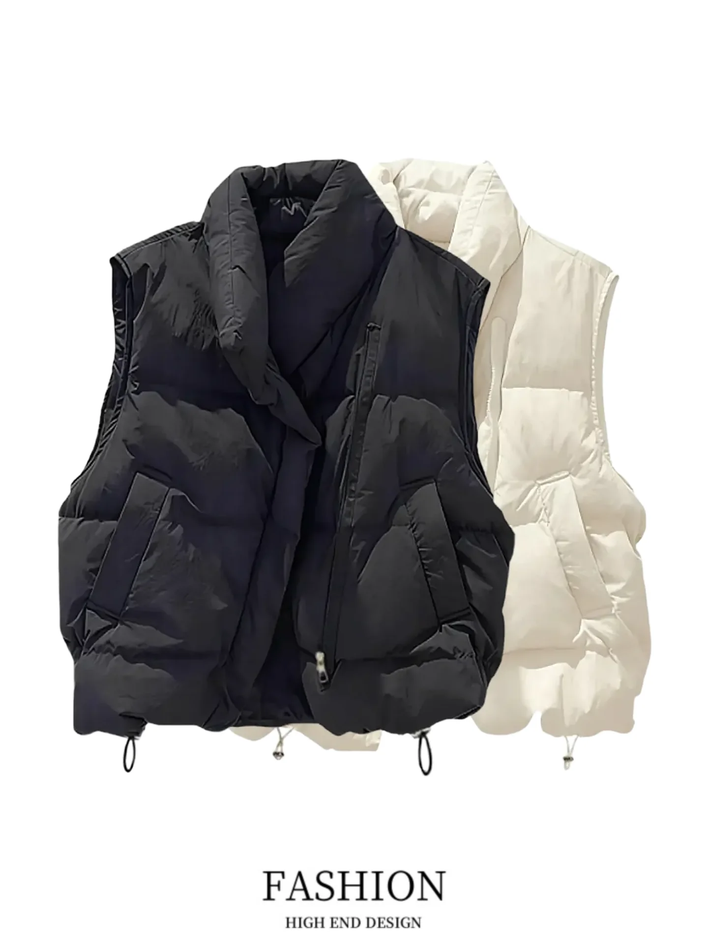 Пуховый хлопковый жилет больших размеров, женский зимний свободный универсальный дизайн, топ на бретелях, верхняя одежда, модная молния, воротник-стойка
Пуховый хлопковый жилет больших размеров, женский зимний свободный универсальный дизайн, топ на бретелях, верхняя одежда, модная молния, воротник-стойка