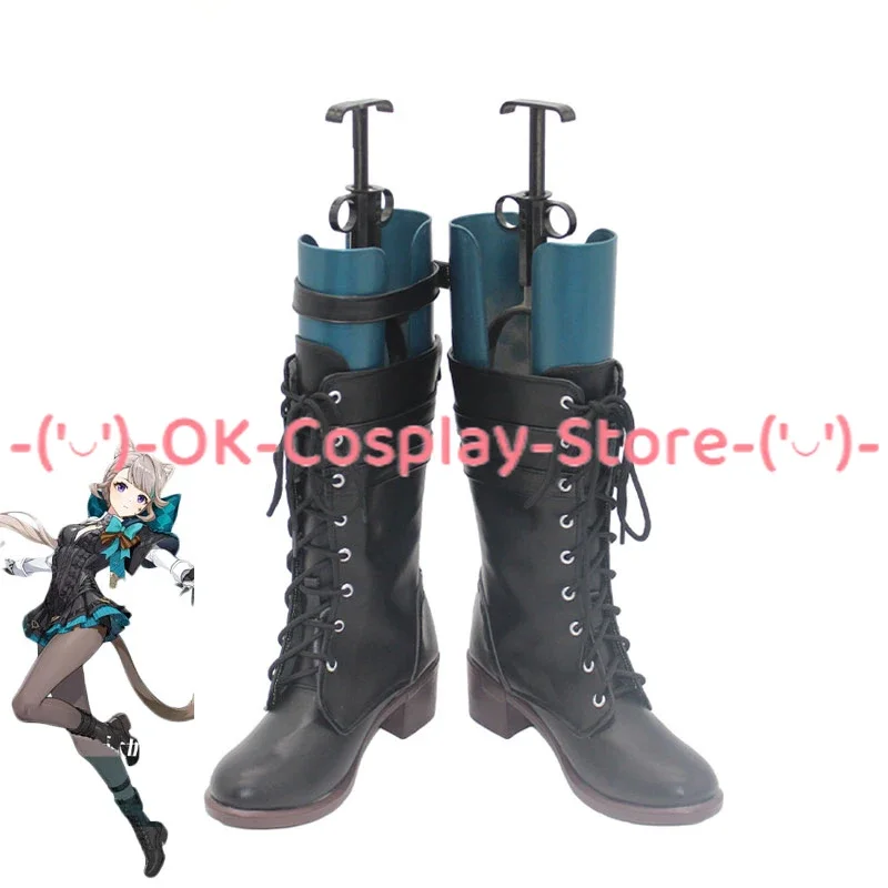 Game Genshin Impact Lynette Cosplay Shoes Halloween Carnival Boots Cosplay Prop PU Leather Shoes Custom Made
Game Genshin Impact Lynette Cosplay Shoes Halloween Carnival Boots Cosplay Prop PU Leather Shoes Custom Made