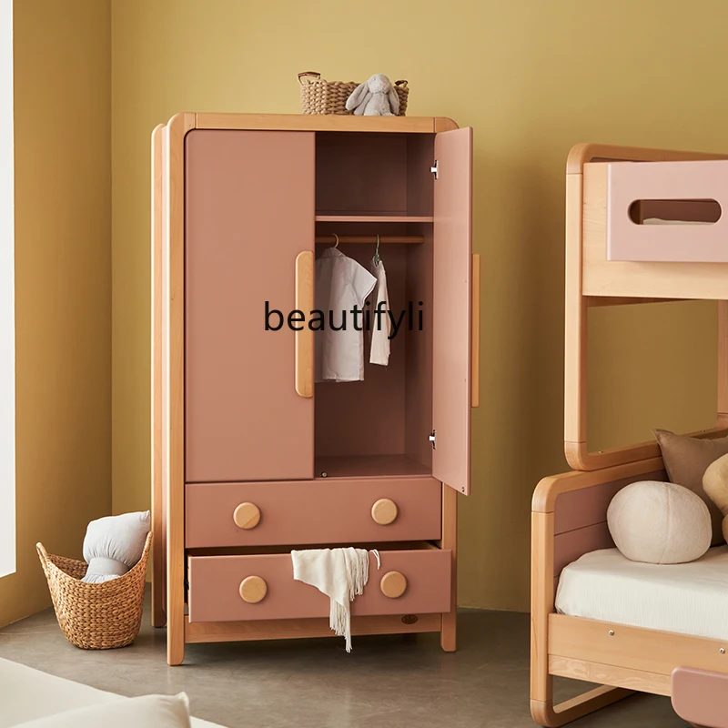 Solid wood wardrobe household bedroom simple modern wooden cabinet small apartment storage Nordic wardrobe
Solid wood wardrobe household bedroom simple modern wooden cabinet small apartment storage Nordic wardrobe